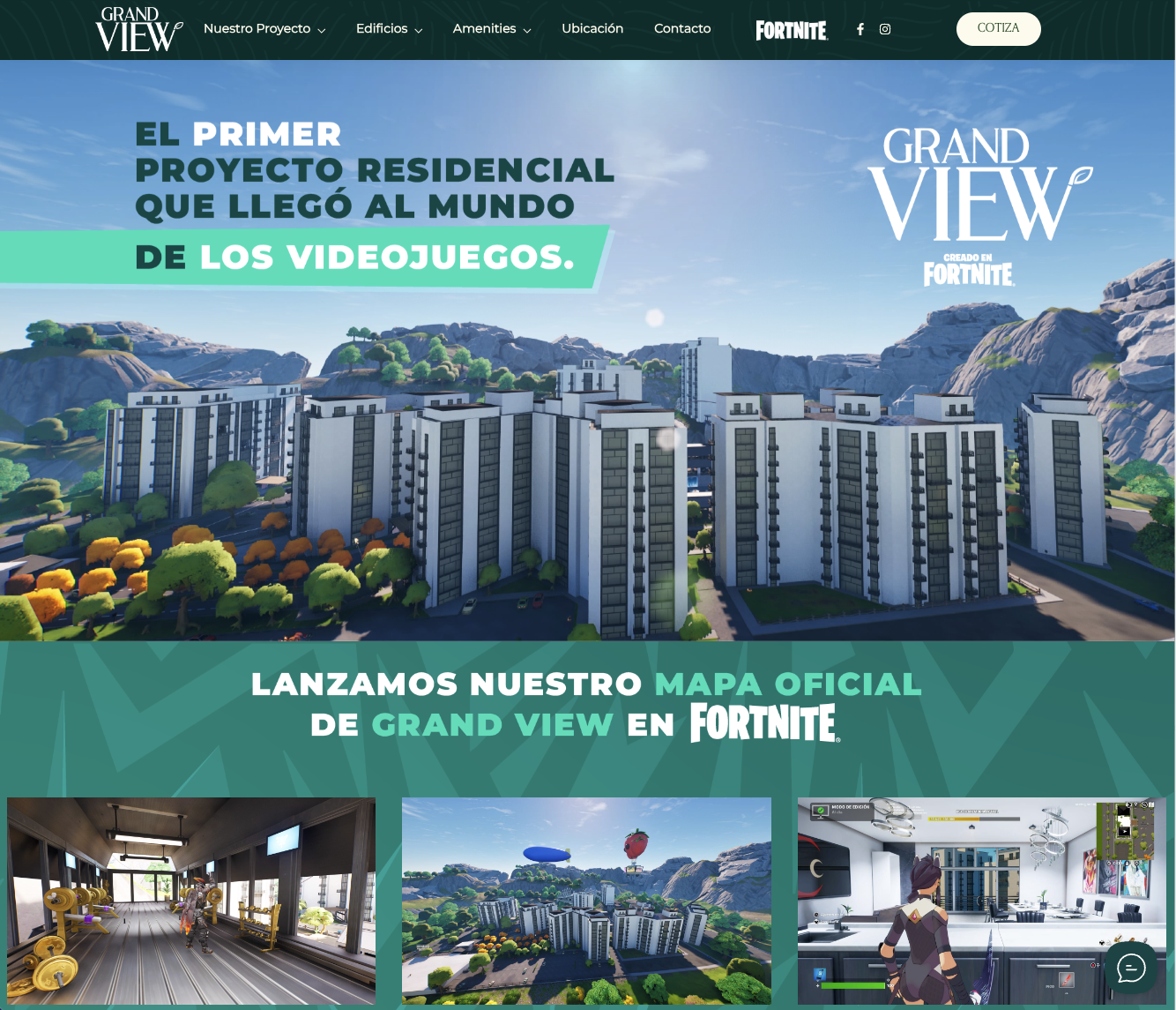 An example of Power Play where users were able to explore retail properties via the video game Fortnite